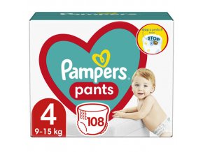 Pampers Pants Mega Box Plienkové nohavičky veľ. 4 (108 ks)