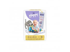 Bella Happy Detské hygienické podložky 60 × 60 cm (5 ks)