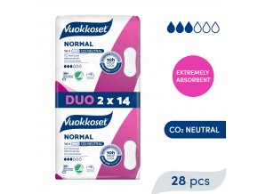VUOKKOSET Vložky Normal (28 ks)