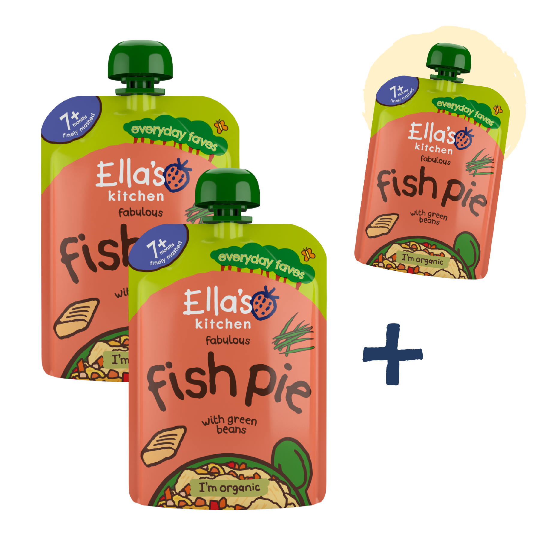 2+1 ZADARMO: Ella's Kitchen BIO Losos so zeleninou (130 g)