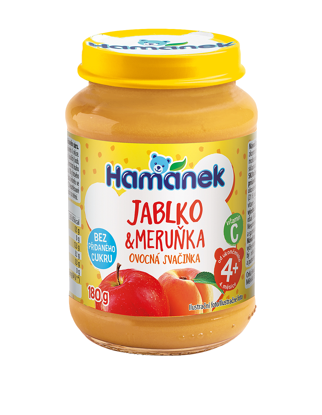 Hamánek Marhuľa ovocná desiata 4m+ (180 g)