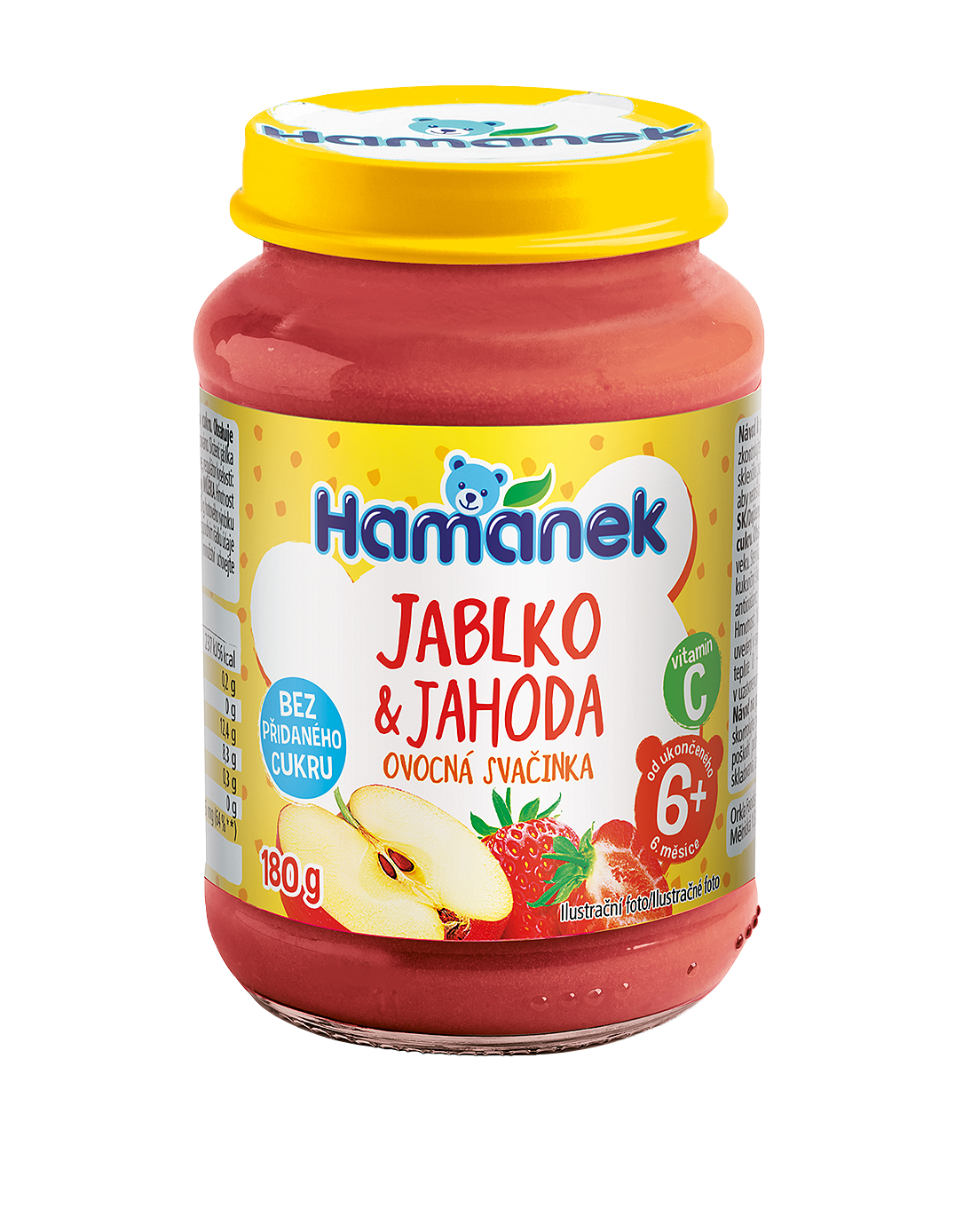 Hamánek Jahoda ovocná desiata 6m+ (180 g)