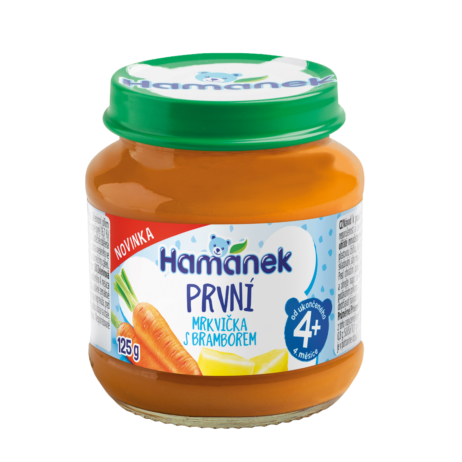 Hamánek Prvá mrkvička so zemiakom 4m+ (125 g)