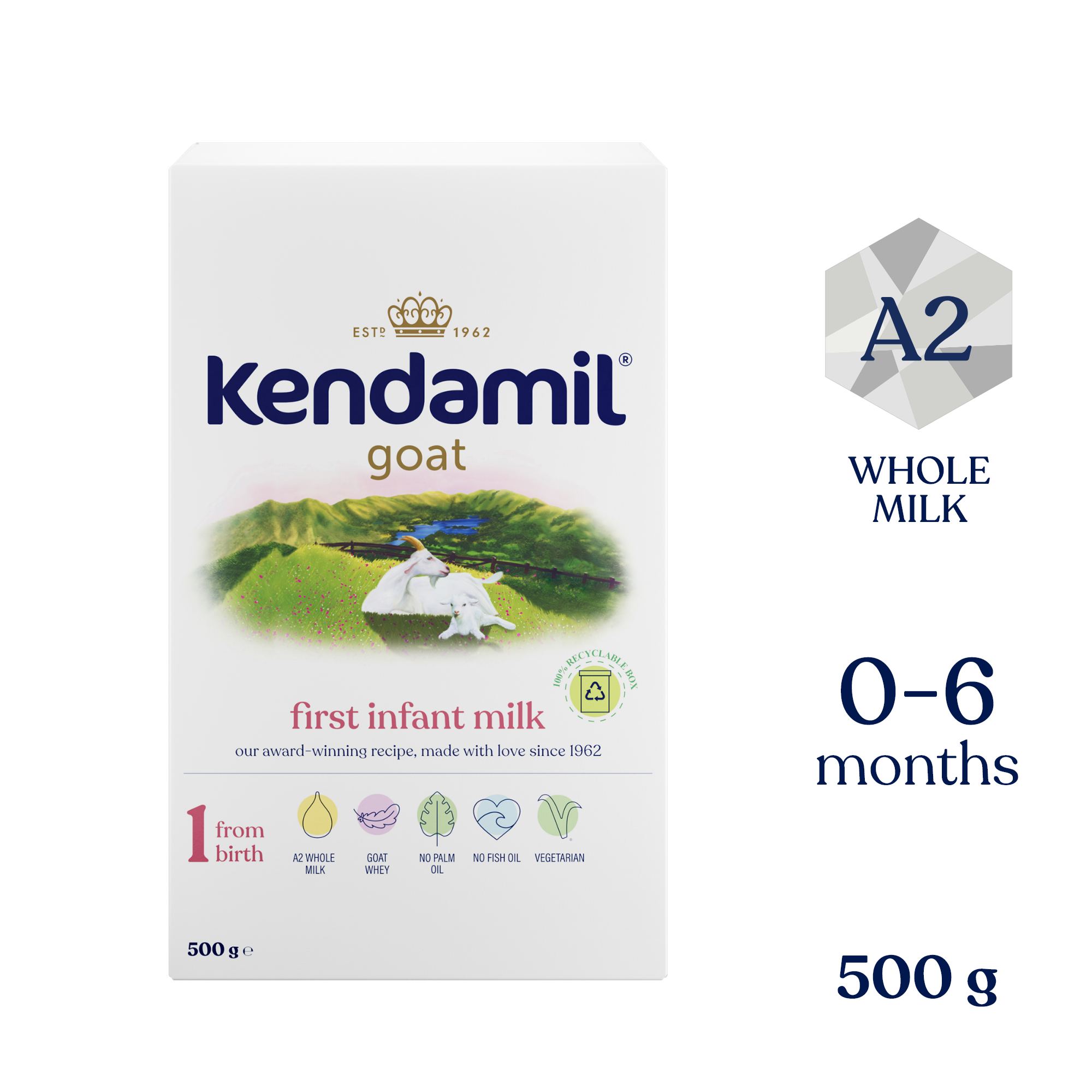 Kendamil Kozie dojčenské mlieko 1 (500 g)