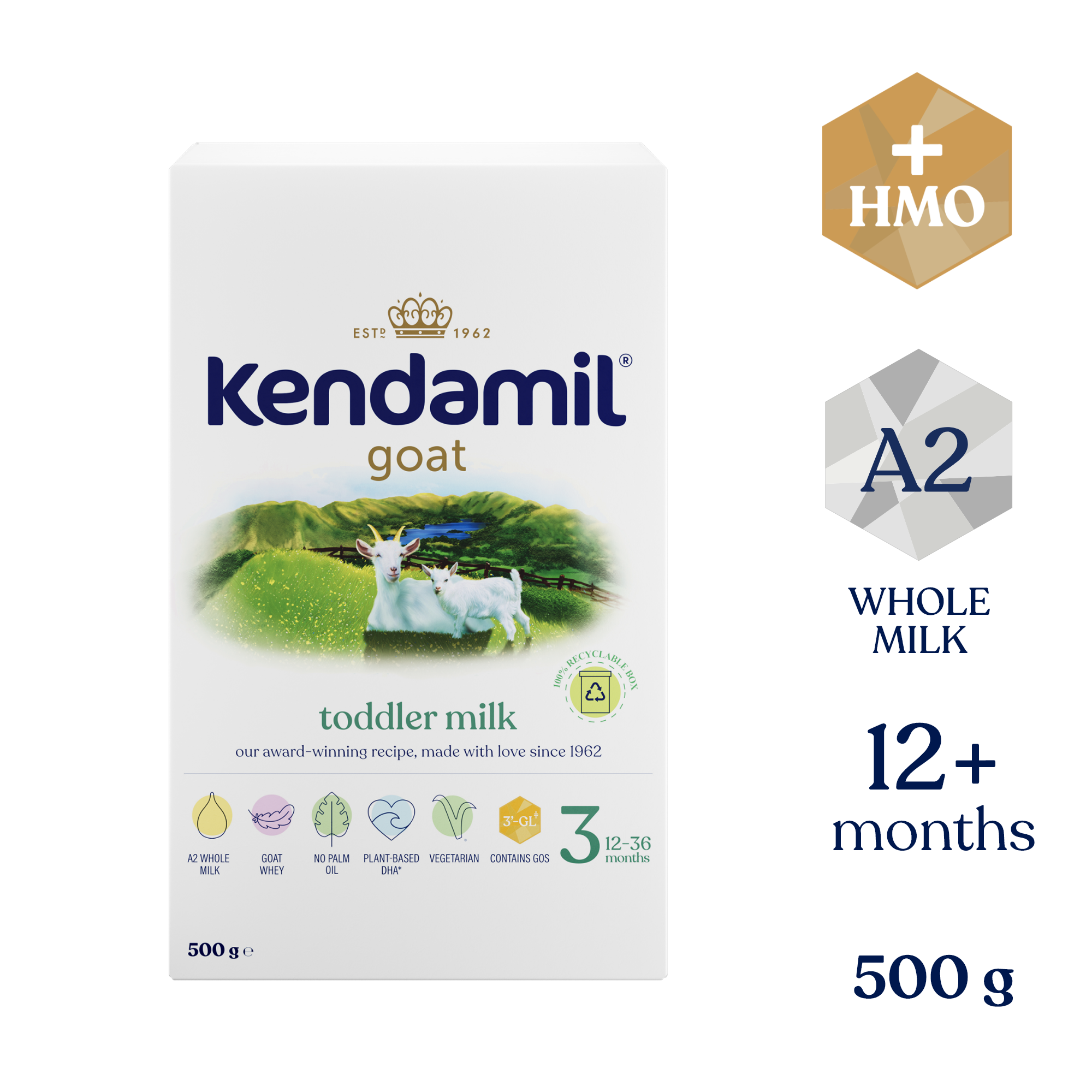 Kendamil Kozie batoľacie mlieko 3 (500 g)