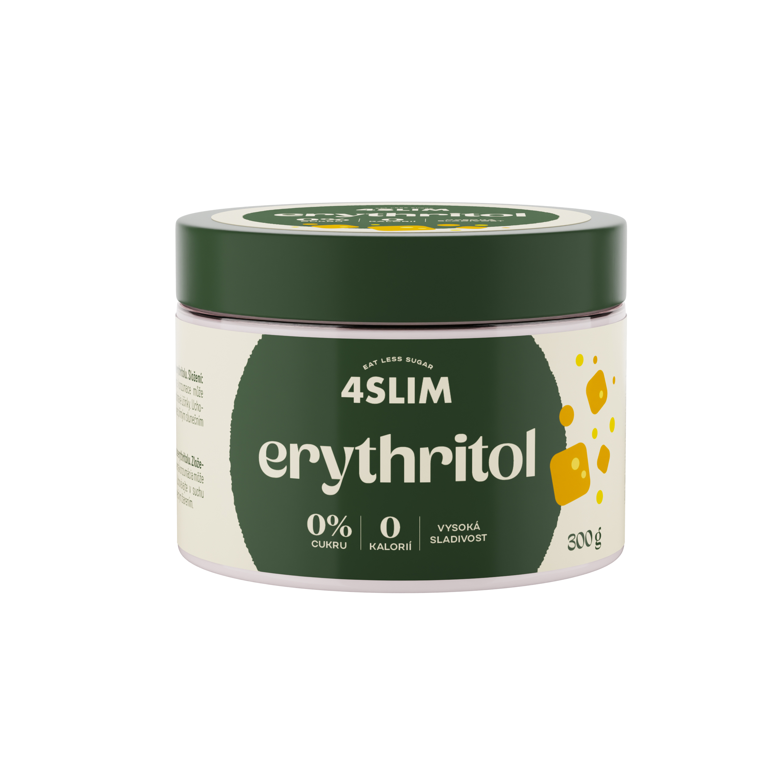 4Slim Sladidlo Erythritol prášok (300 g)