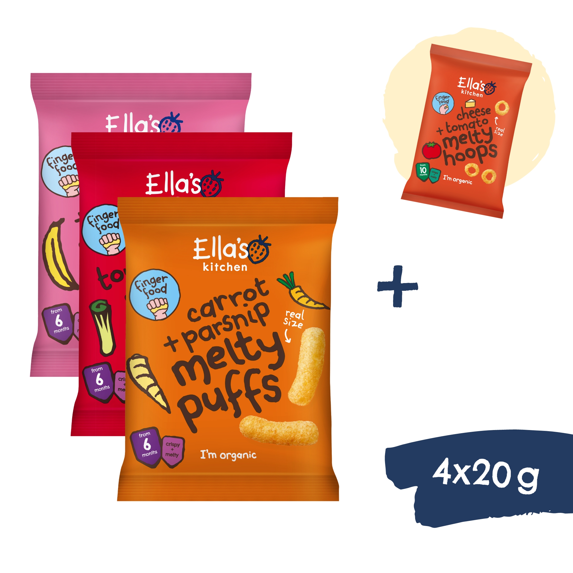 3+1 ZADARMO: Ella's Kitchen mix BIO Chrumiek (20 g)