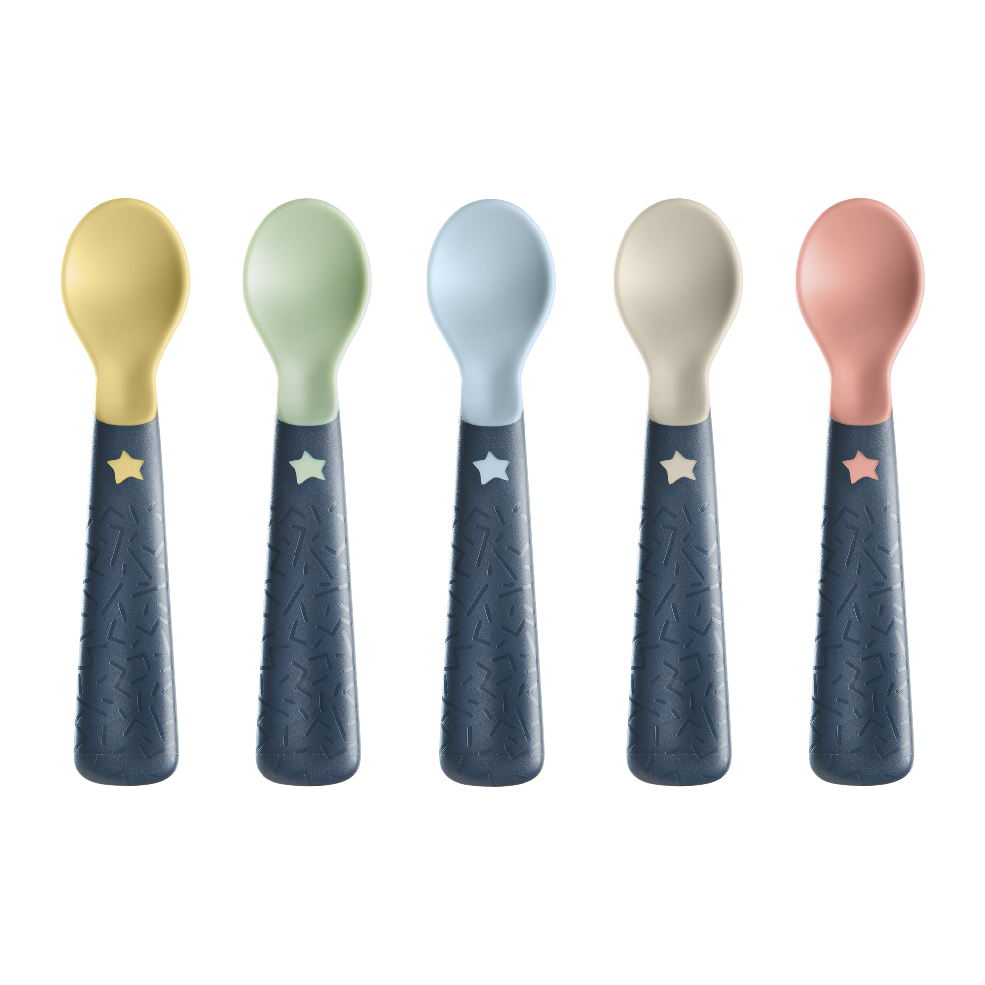 Tommee Tippee Easigrip Široké lyžičky 4m+, 5 ks