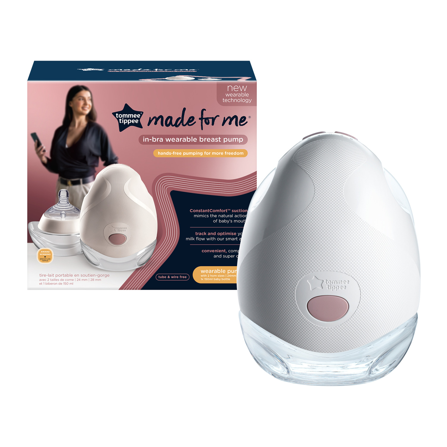 Tommee Tippee Made for Me Nositelná odsávačka materského mlieka Single