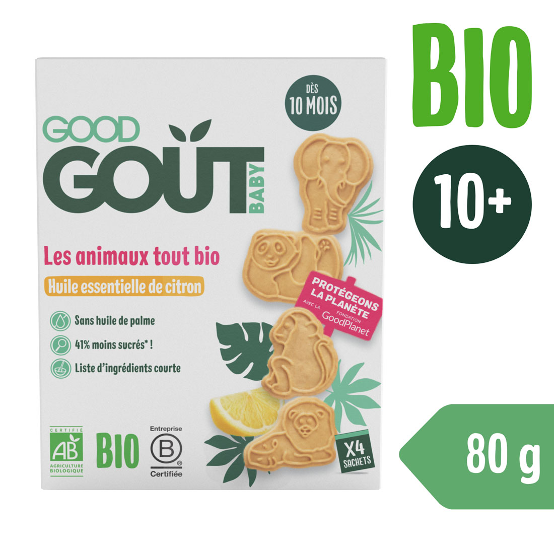 E-shop Good Gout BIO Citrónové zvieratká (80 g)