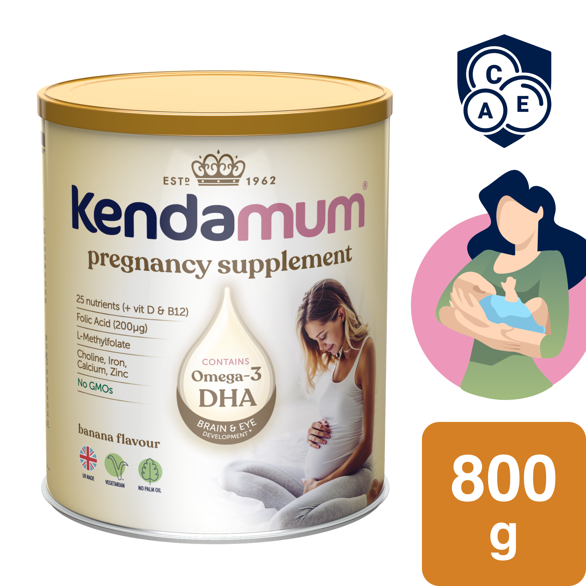 E-shop Kendamum nápoj pre tehotné a dojčiace ženy (800 g)