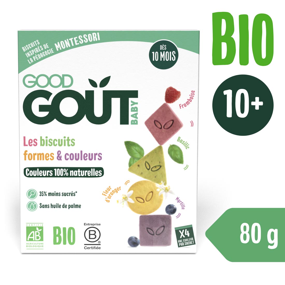 E-shop Good Gout BIO Sušienky farby & tvary (80 g)