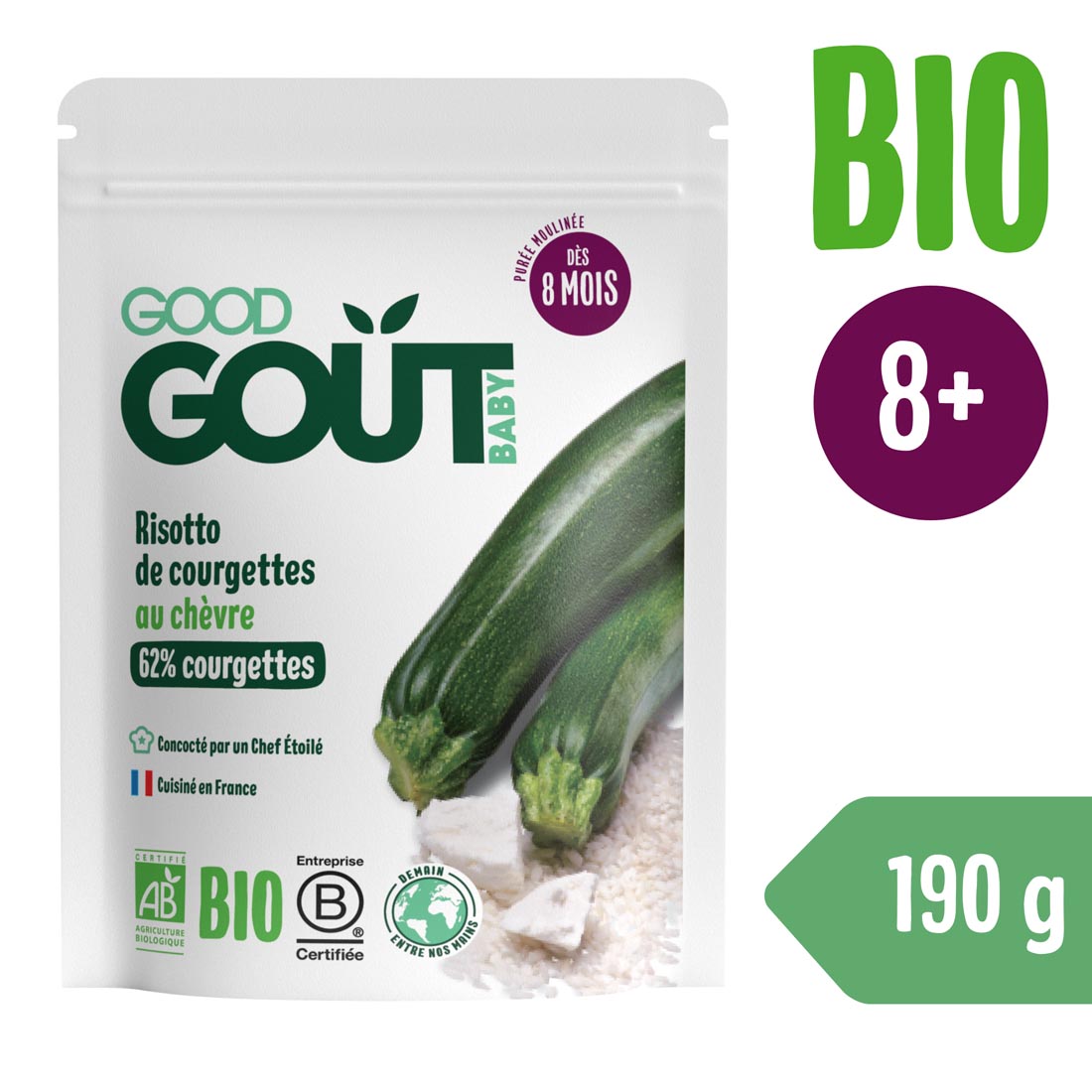 E-shop Good Gout BIO Cuketové rizoto s kozím syrom (190 g)