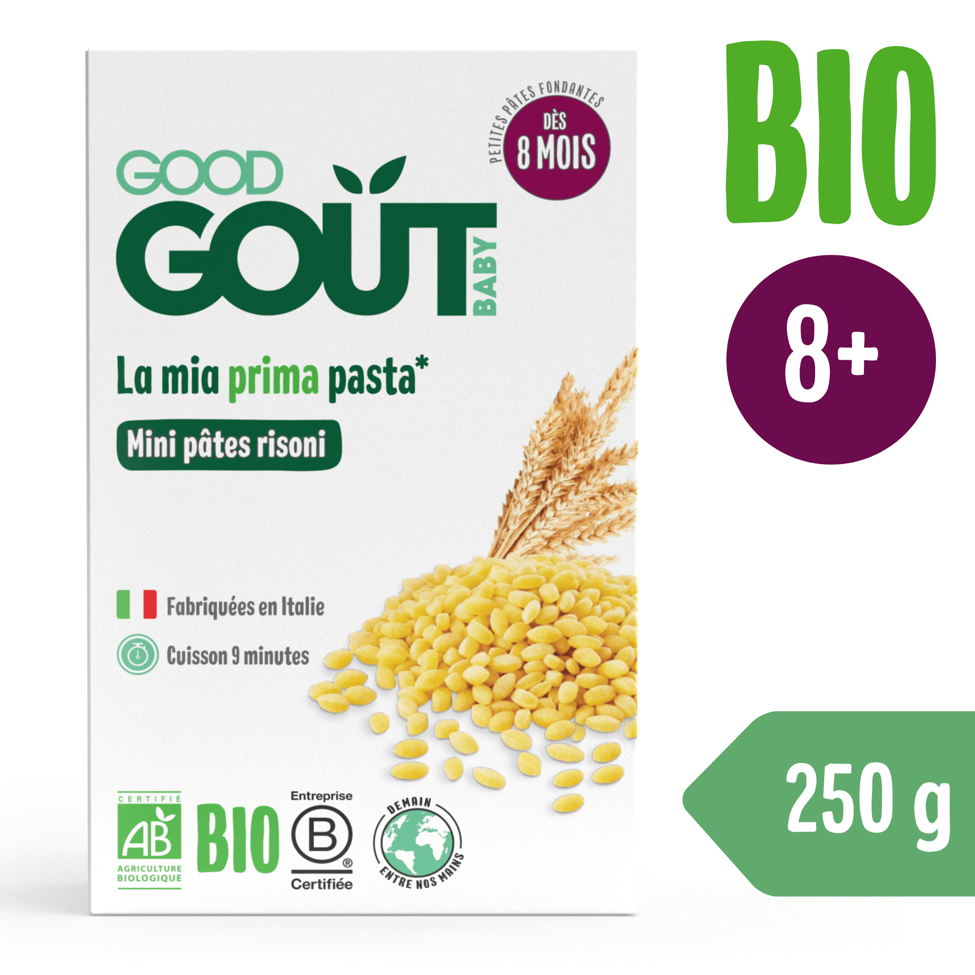 E-shop Good Gout BIO Talianske cestovinové risoni (250 g)