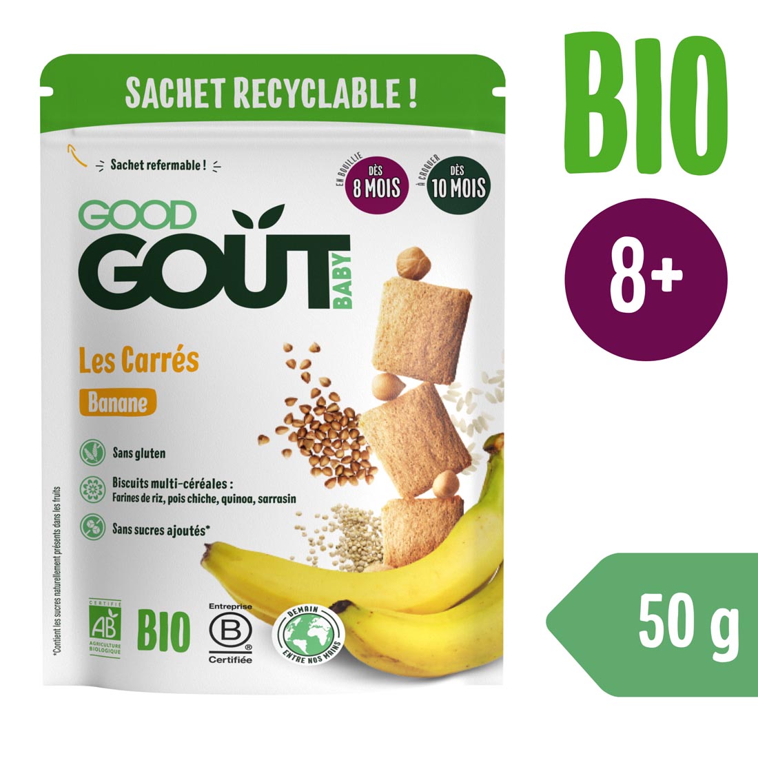 Good Gout BIO Banánové vankúšiky (50 g)