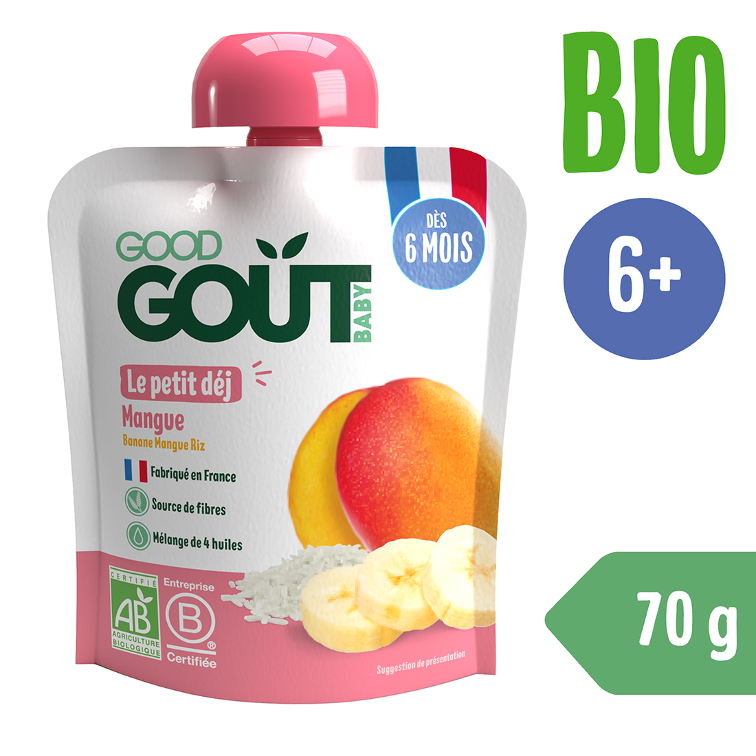 Good Gout BIO Mangové raňajky (70 g)