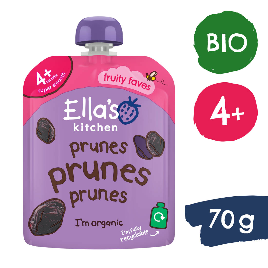 Ella's Kitchen BIO Slivková desiata (70 g)