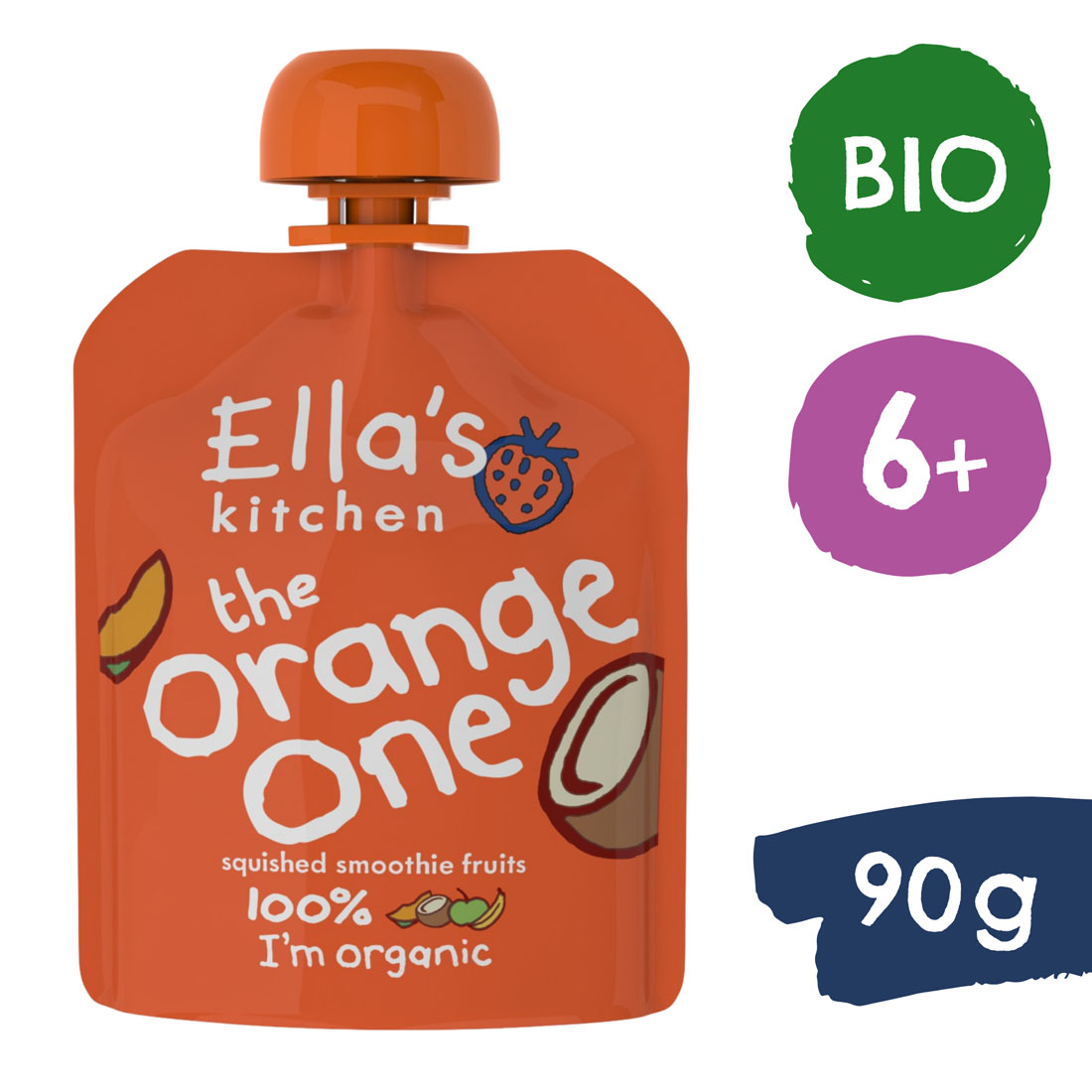 E-shop Ella's Kitchen BIO Ovocné pyré s mangom (90 g)