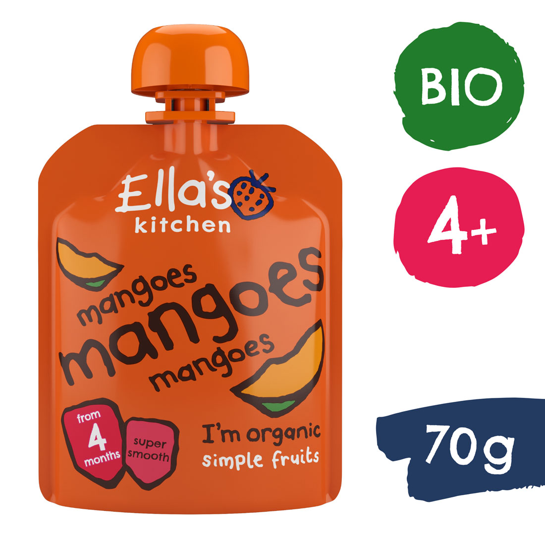 E-shop Ella's Kitchen BIO Mangová desiata (70 g)