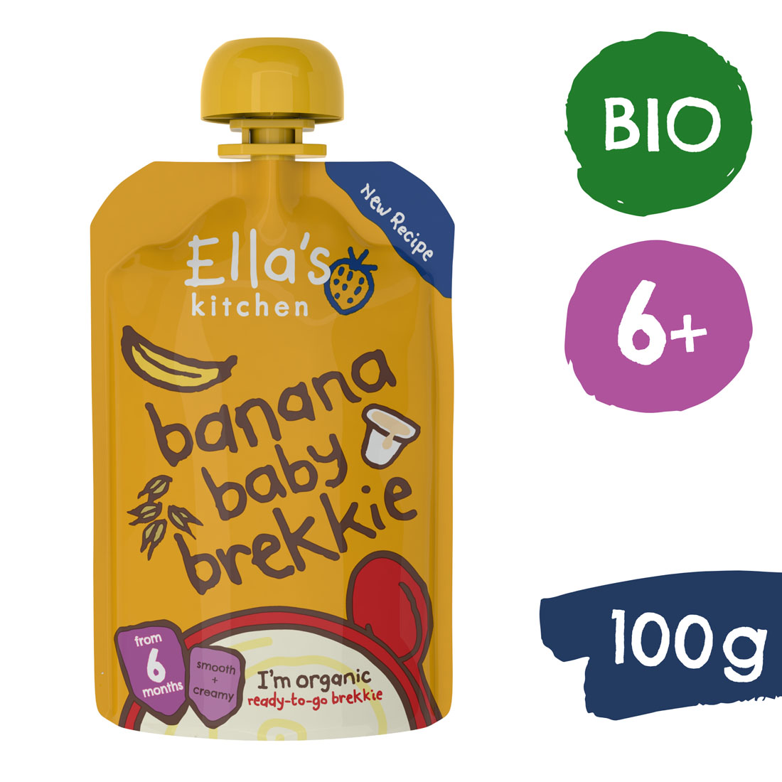 E-shop Ella's Kitchen BIO Raňajky banán a jogurt (100 g)