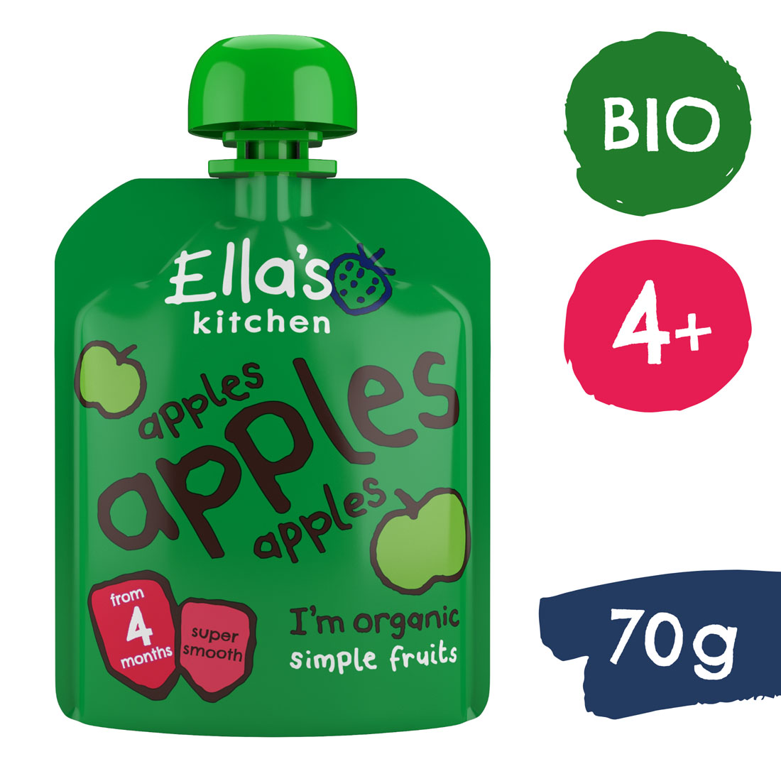 E-shop Ella's Kitchen BIO Jablčná desiata (70 g)