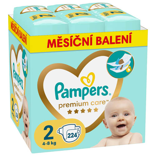 Pampers Premium Care 2 224 ks