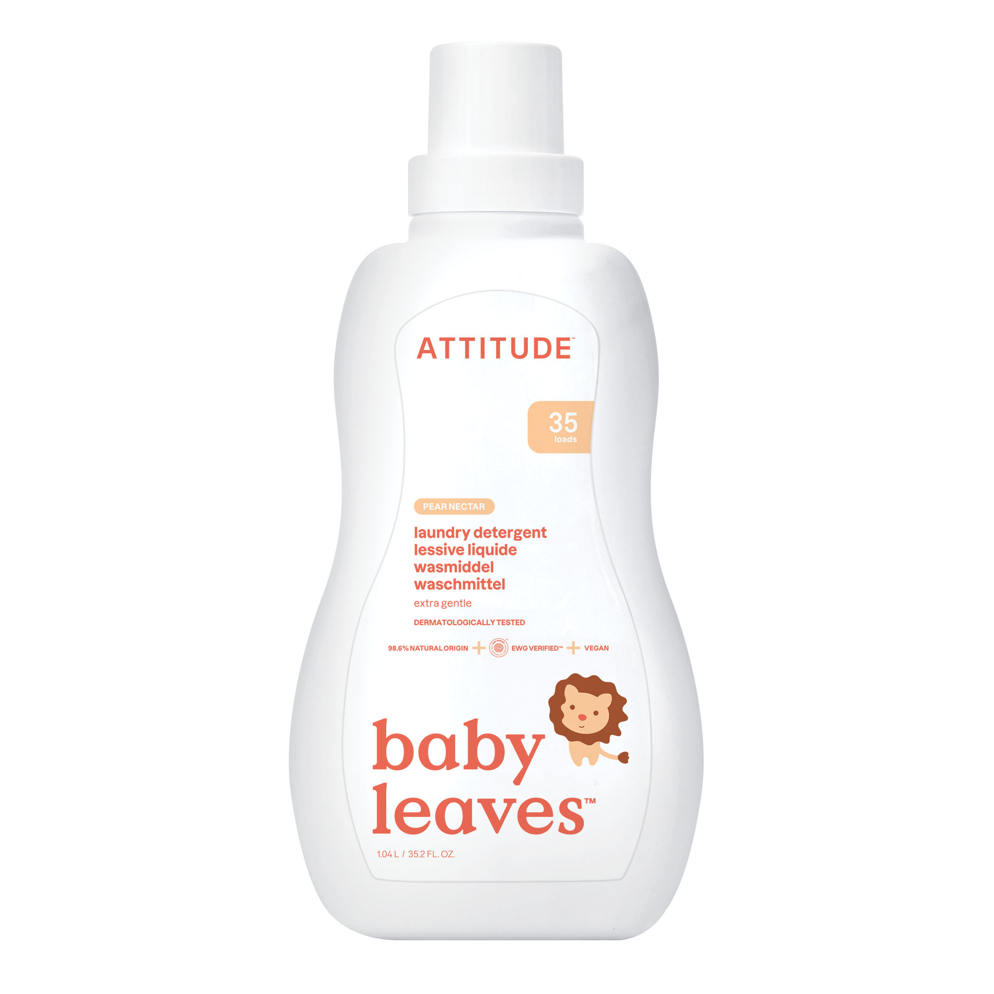 Attitude Prací gél s vôňou hruškovej šťavy (1050 ml; 35 dávok)