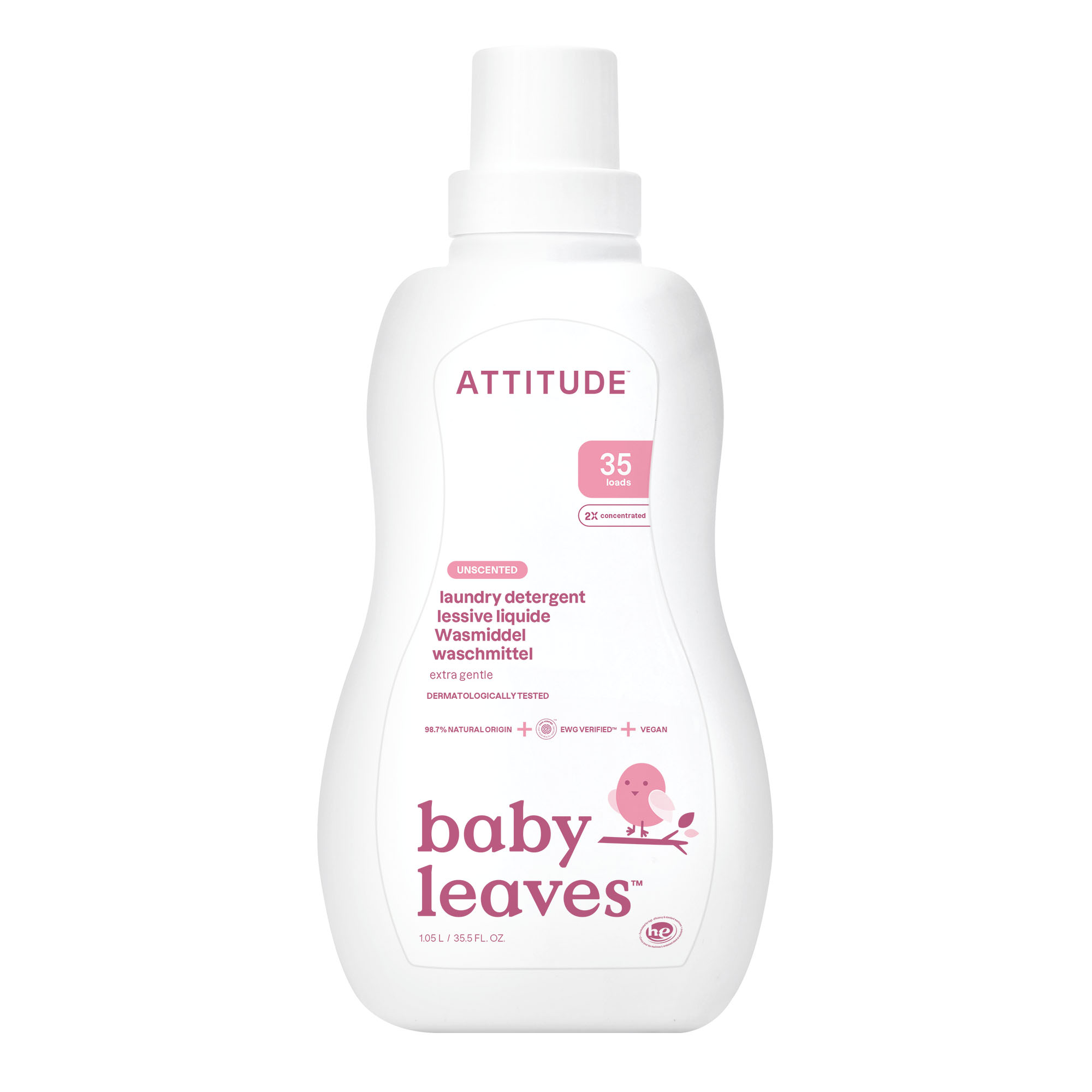 Attitude Prací gél bez vône (1050 ml; 35 dávok)