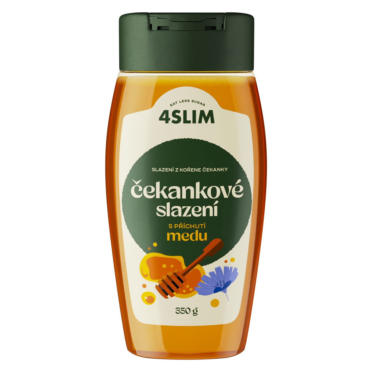 4Slim Čakankové sladidlo s príchuťou medu (350 g)