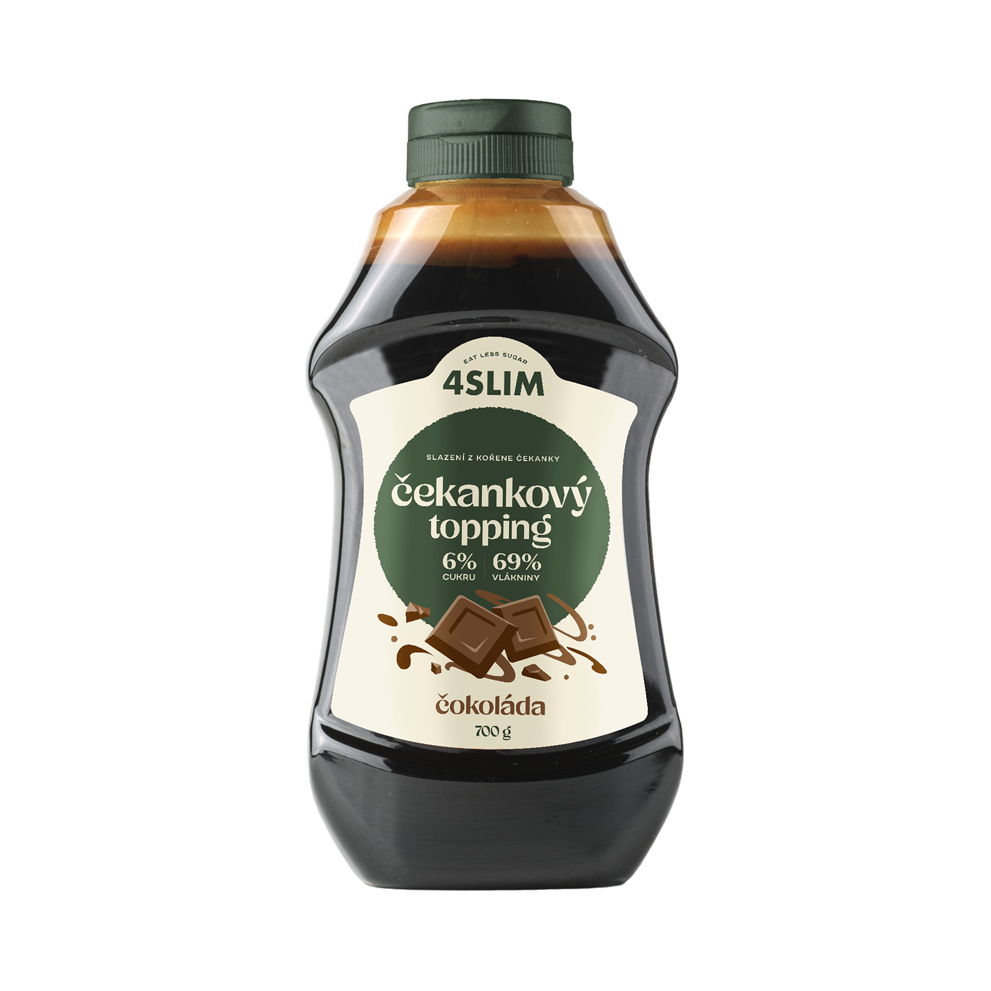 4Slim Čakankový topping príchuť čokoláda (700 g)