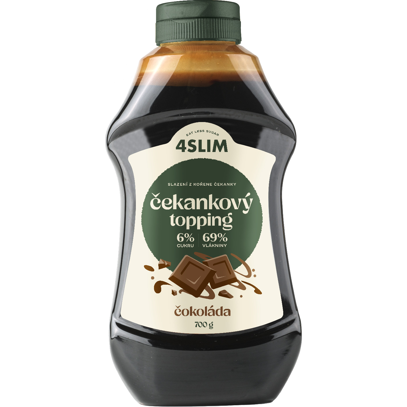 4Slim Čakankový topping príchuť čokoláda (700 g)
