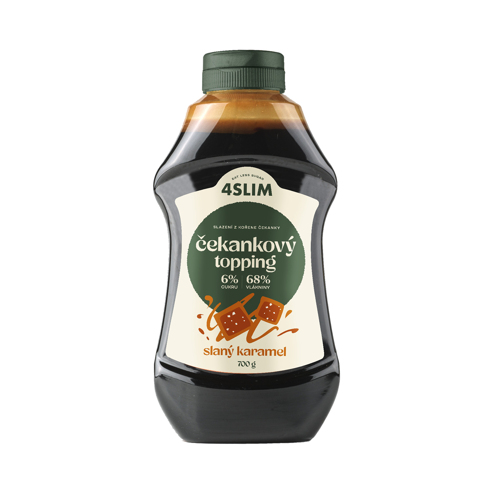 4Slim Čakankový topping slaný karamel (700 g)