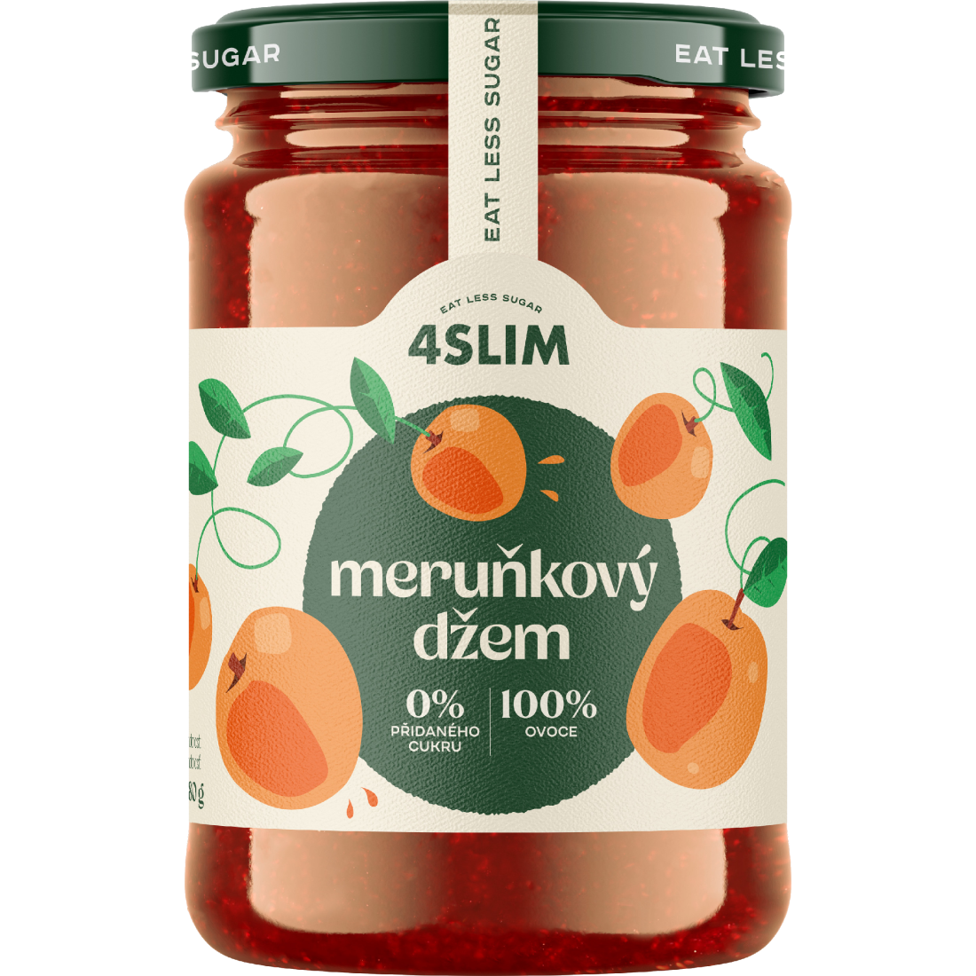 4Slim 100% džem marhuľový (280 g)