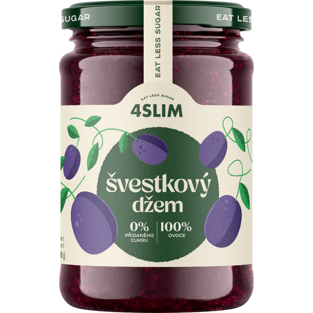 4Slim 100% džem slivkový (280 g)