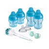 Tommee Tippee CTN ADVANCED ANTI-COLIC Novorodenecký Starter Kit, Modrá