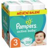 Pampers Active Baby Mesačné balenie detských plienok veľ. 3 (208 ks)