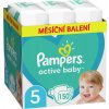 Pampers Active Baby Mesačné balenie detských plienok veľ. 5 (150 ks)