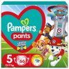 Pampers Pants Carry Pack Paw Patrol Plienkové nohavičky veľ. 5 (66 ks)