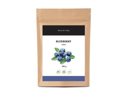 HL4602 HEALTH LINK Borůvky plody sušené 200g
