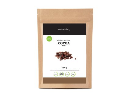HL6385 HEALTH LINK BIO RAW Kakaové boby drcené 150 g