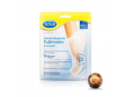 564 scholl vyzivujuca maska na nohy s makadamovym olejom pedimask expert care foot mask 1 par