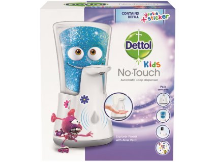 Dettol Kids Bezdotykový dávkovač mydla 250 ml Dobrodruh
