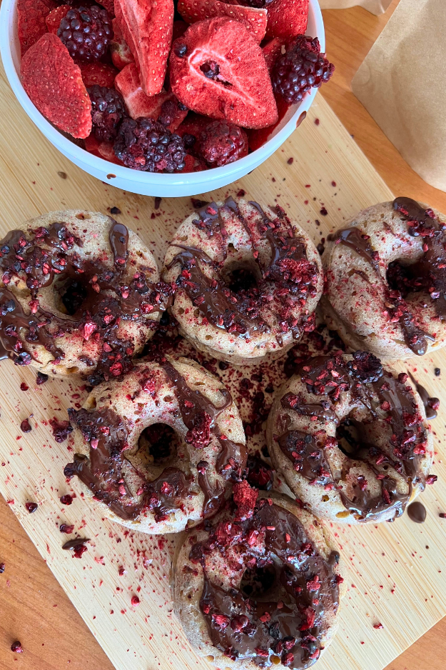 Pečené ovocné donuty