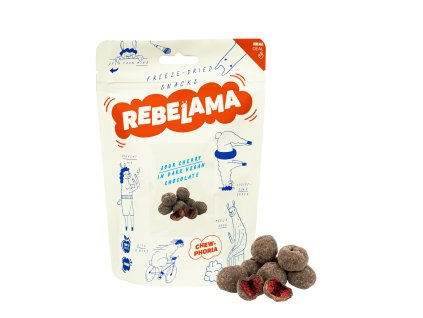 Lyofilizované ( mrazom sušené ) višne v horkej čokoláde 50g