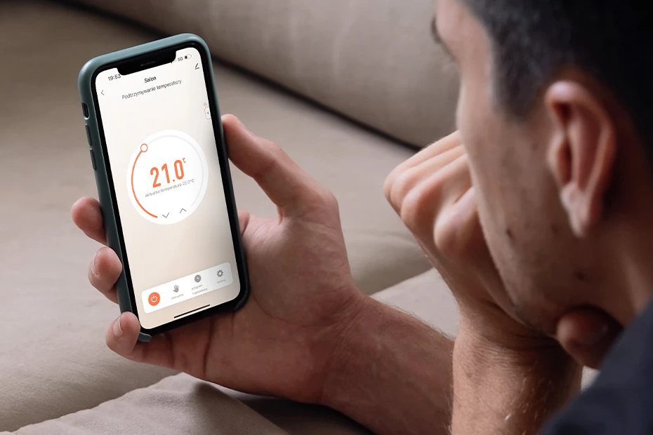 Ovládání vytápění termostatu HD-BOX v mobilní aplikaci Tuya Smart