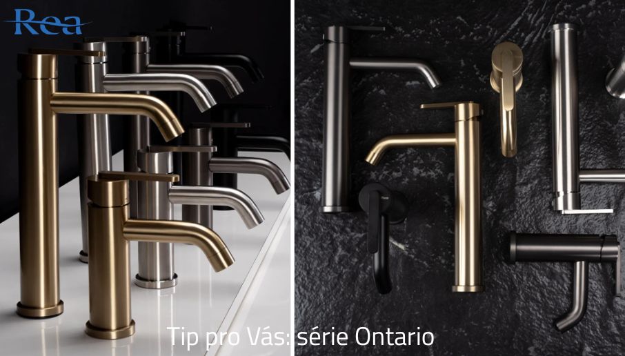 Série vodovodních baterií Rea Ontario: Moderní elegance a nekompromisní kvalita