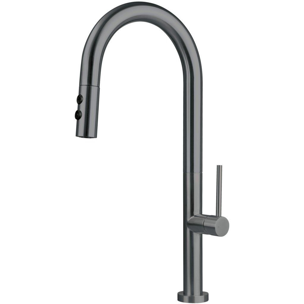 Kitchen tap, with pull-out spout - 2 stream types