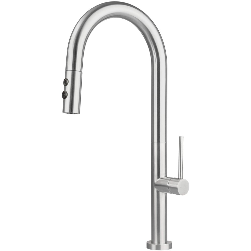 Kitchen tap, with pull-out spout - 2 stream types