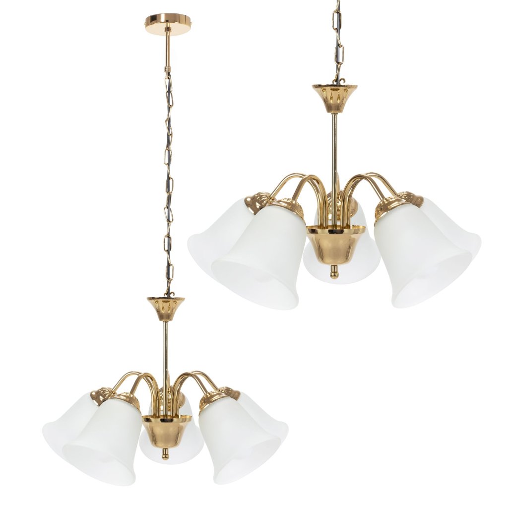 72723 toolight zavesna lampa vintage 5xe27 60w app959 5cp zlata osw 04036