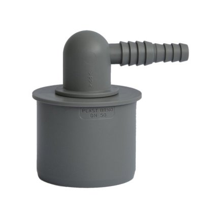 Bruckner, HT koncovka rohová pro připojení hadice 10-13mm, DN50mm, 168.459.0